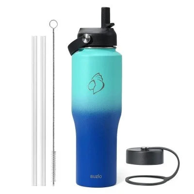 Buzio Trophy Series Water Bottle for Car 1L - Caribbean Blue
